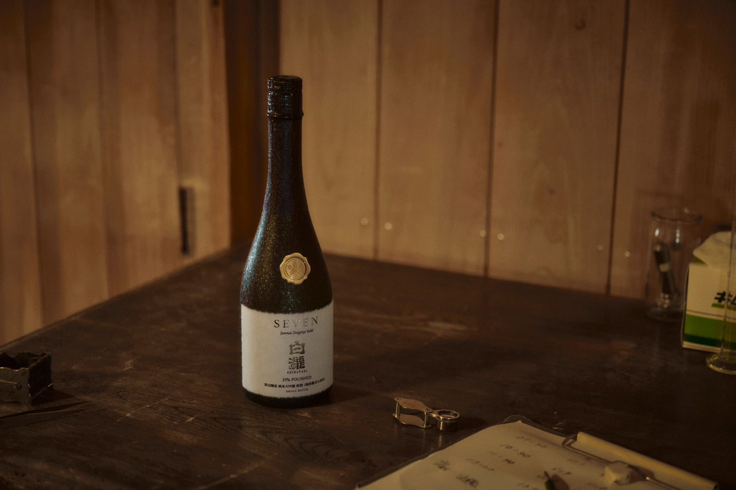 白瀧SEVEN 純米大吟醸 25%(越淡麗25%精米、瓶燗1火入れ、純米大吟醸原酒)720ml